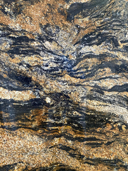 2cm, black, brown, Full Slab, granite-slabs, hide, Rare Find Granite Full Slab