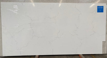 2cm, Full Slab, Quartz, quartz-slabs, Rare Find, thickness-2cm, Veins, white, White Quartz 